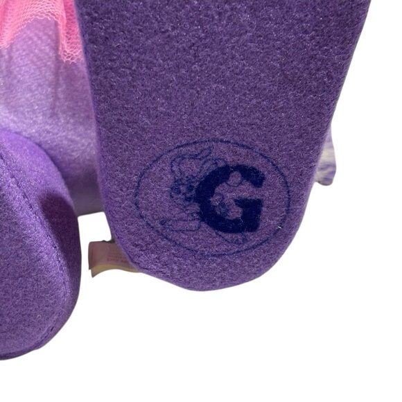 Vintage 12 Inch 89 Kenner GRABBITS Purple Bunny Stuffed Animal Plush Toy! RARE! - Picture 7 of 8